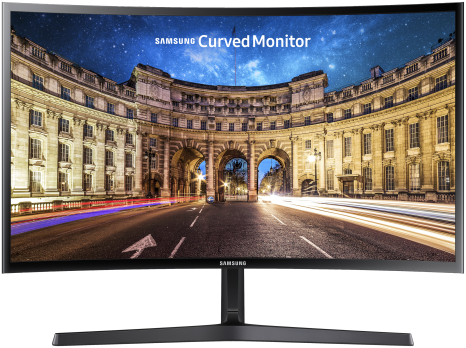 Монитор Samsung - 24" LC24F396FHICUZ, VA, 60Hz, 4mc, FHD (1920x1080), HDMI, Black