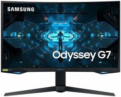 Samsung - 27" LC27G75TQSMXUE Odyssey G7 Curved Gaming Monitor, IPS, 240Hz, 1mc, QHD (2560x1440)