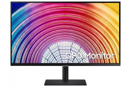 Samsung - 32" LS32A600NWMXUE Monitor, VA, 75Hz, 5mc, QHD (2560x1440), HDMI+DP, Black