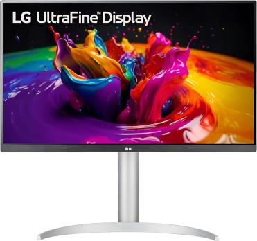 LG - 27" 27UP650-W 4K Monitor, IPS, 5mc, 60Hz, UHD (3840x2160) 4K,  HDMI+Display Port, Silver