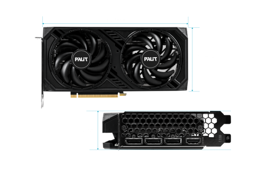 Palit - 8GB GeForce RTX4060Ti DUAL GDDR6X 128bit 3-DP HDMI