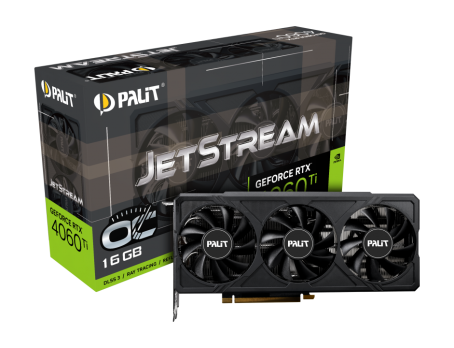 Palit - 16GB GeForce RTX4060Ti JETSTREAM GDDR6X 128bit 3-DP HDMI