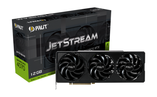 Palit - 12GB GeForce RTX4070 JETSTREAM GDDR6X 192bit 3-DP HDMI