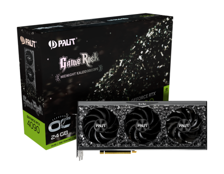 Palit - 24GB GeForce RTX4090 GameRock OC BLACK GDDR6 384bit 3-DP HDMI