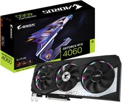 Gigabyte - 8GB GeForce RTX4060 AORUS ELITE GV-N4060AORUS E-8GD