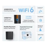 Tp-Link Archer AX80 AX6000 8-потоковый Wi-Fi 6 роутер с портом 2,5 ГГц