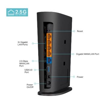 Tp-Link Archer AX80 AX6000 8-потоковый Wi-Fi 6 роутер с портом 2,5 ГГц