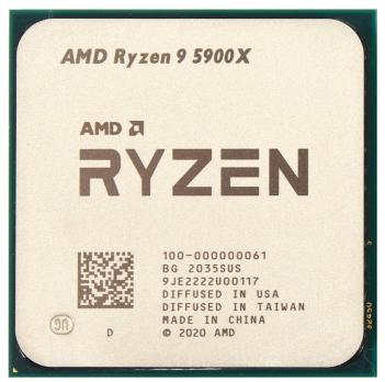 AMD Ryzen™ 9 Vermeer 5900X - 3.7 GHz, 12 Cores/24 Threads, No GPU, AM4 (100-000000061), oem