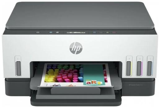 HP - Smart Tank 670 Wireless AiO <6UU48A> (A4, 12 стр/мин, 128Mb, струйное МФУ, LCD, USB2.0, WiFi, двуст.печать)