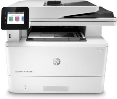 HP - LaserJet Pro MFP M428fdn <W1A29A> (A4, 38стр/мин,512Mb,LCD, лазерное МФУ,факс,USB2.0,сетевой,двуст.печать,DADF)