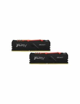 Kingston (2x8GB) 16GB DDR4 3200Mhz FURY Beast Black RGB  (KF432C16BBAK2/16)