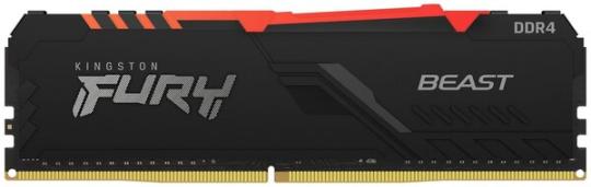 Kingston 16GB DDR4 3600Mhz FURY Beast Black RGB (KF436C18BBA/16)