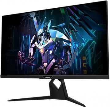 Aorus - 32" FI32Q-EK Gaming Monitor, IPS, 165Hz, 1mc, QHD (2560x1440), 2K, HDMI, DisplayPort, USB, RGB, Black