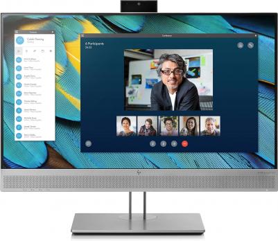 HP - 24" EliteDisplay E243m Monitor, IPS, HDMI, 5mc, web camera, audio, FHD (1920x1080), Silver (1FH48AA)