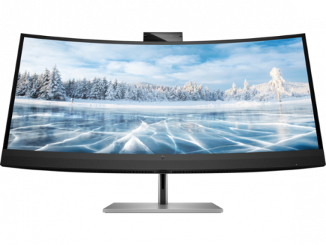 HP - 34" Z34c Curved Monitor, IPS, 6mc, 60Hz, UHD (3840x2160), HDMI, DisplayPort, TypeC, Silver (30A19AA)