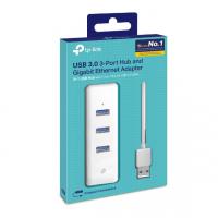 USB 3.0 3-Port Hub and Gigabit Ethernet Adapter