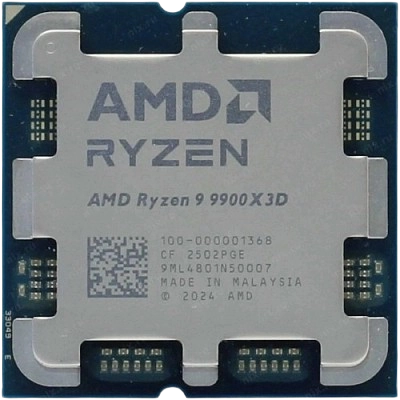 AMD Ryzen™ 9 Granite Ridge 9900X3D - 4.4 Ghz, 12 cores/24 threads, GPU, AM5 OEM