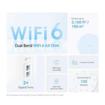 Система Mesh Wi-Fi 6 для всего дома Deco X10 | AX1500 - TP-Link
