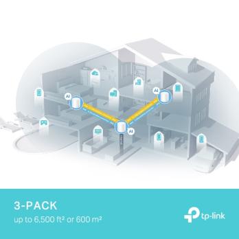 Deco X50 3Pack Pro  AX3000 — система Mesh WiFi для всего дома