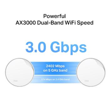 Deco X50-PoE 3Pack AX3000 Whole Home Mesh WiFi 6 TP-Link