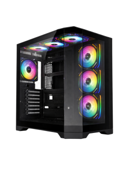 Корпус для ПК HYPE-A Black Full ATX 4Fan