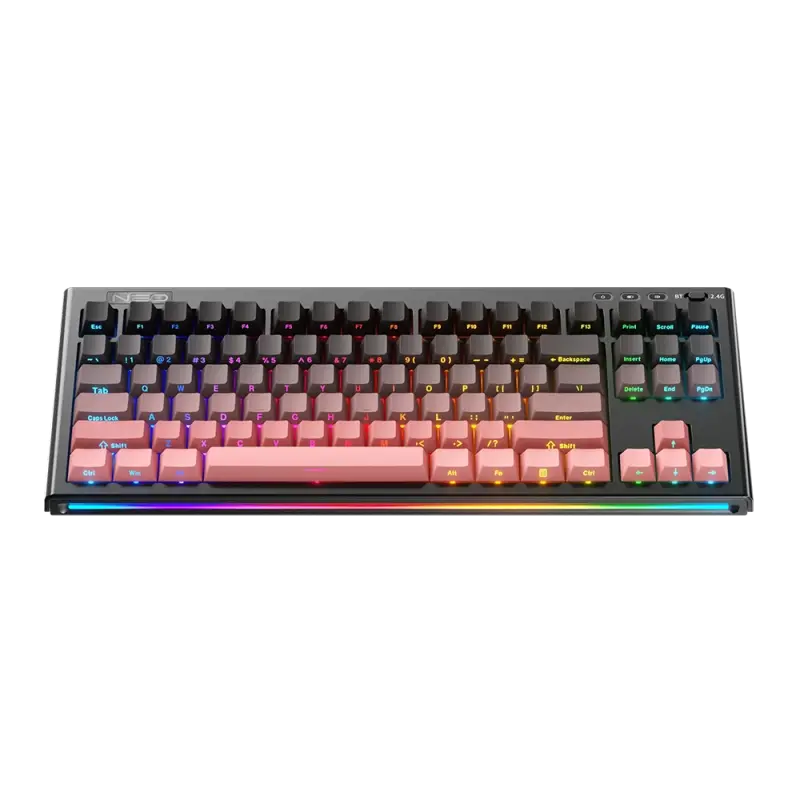 Беспроводная клавиатура 1ST Player NEO87 Rose Nebula Three Connecting