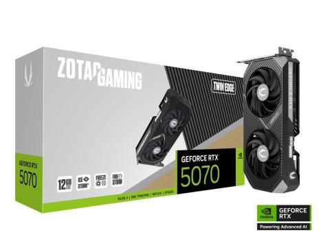 ZOTAC GAMING GeForce RTX 5070 12GB Twin Edge